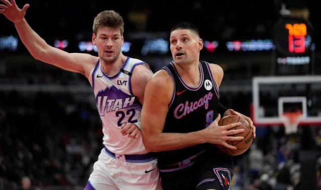 开云app下载-武切维奇35+7+5准绝杀公牛险胜爵士 森萨博43分生涯新高